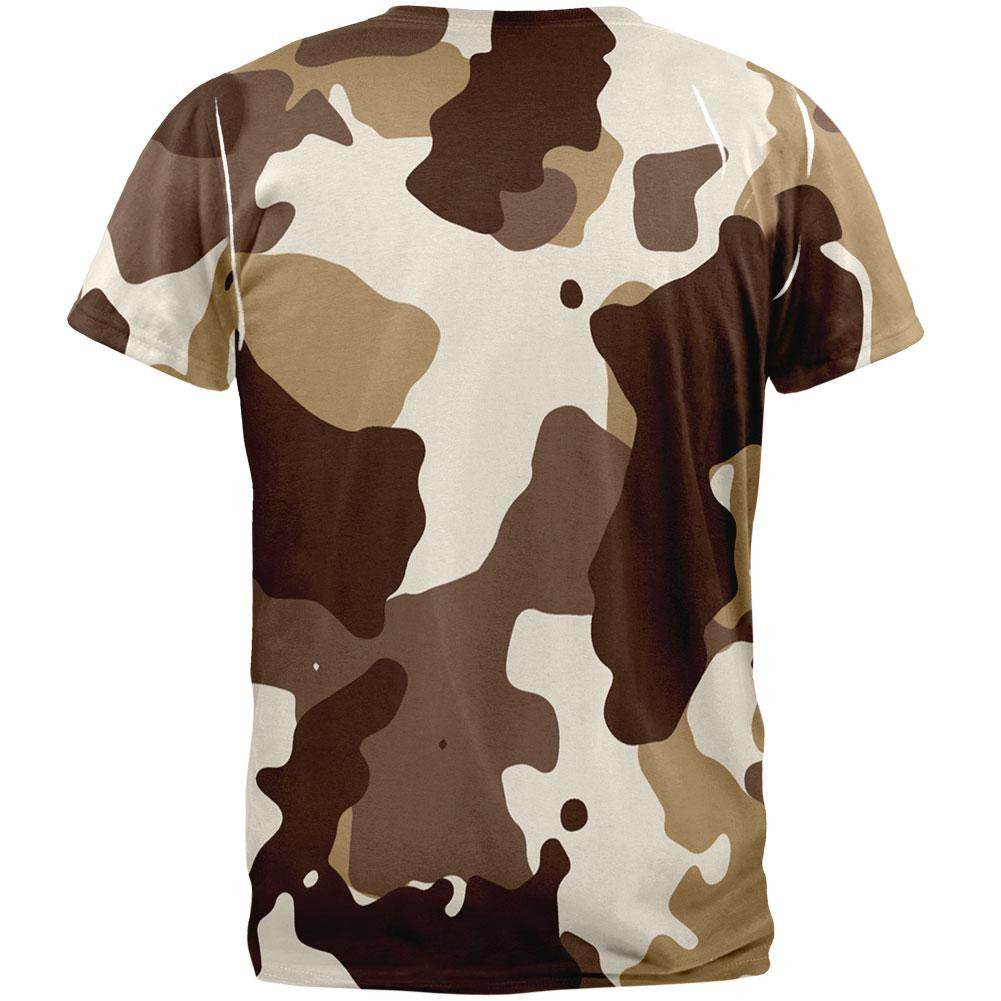 Desert Camo All Over Adult T-Shirt Men's T-Shirts Old Glory   