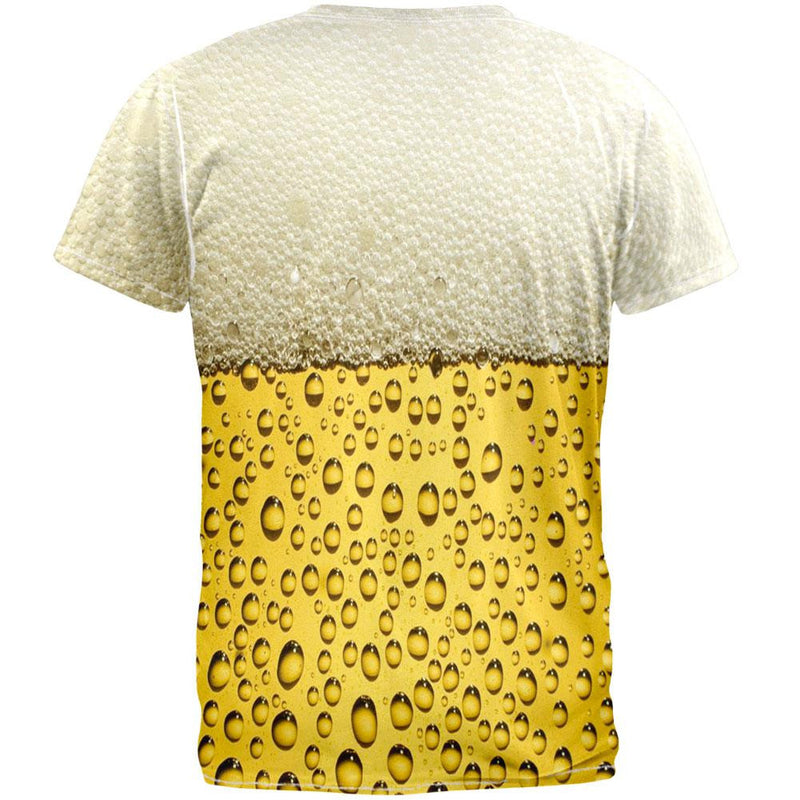 Halloween Beer Costume Foam All Over Adult T-Shirt Men's T-Shirts Old Glory   