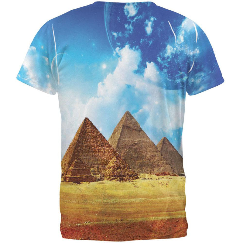 Pyramids All Over Adult T-Shirt Men's T-Shirts Old Glory   