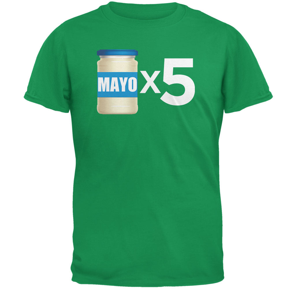 Cinco de Mayo - Mayo Times 5 Irish Green Adult T-Shirt Men's T-Shirts Old Glory 2XL Green 