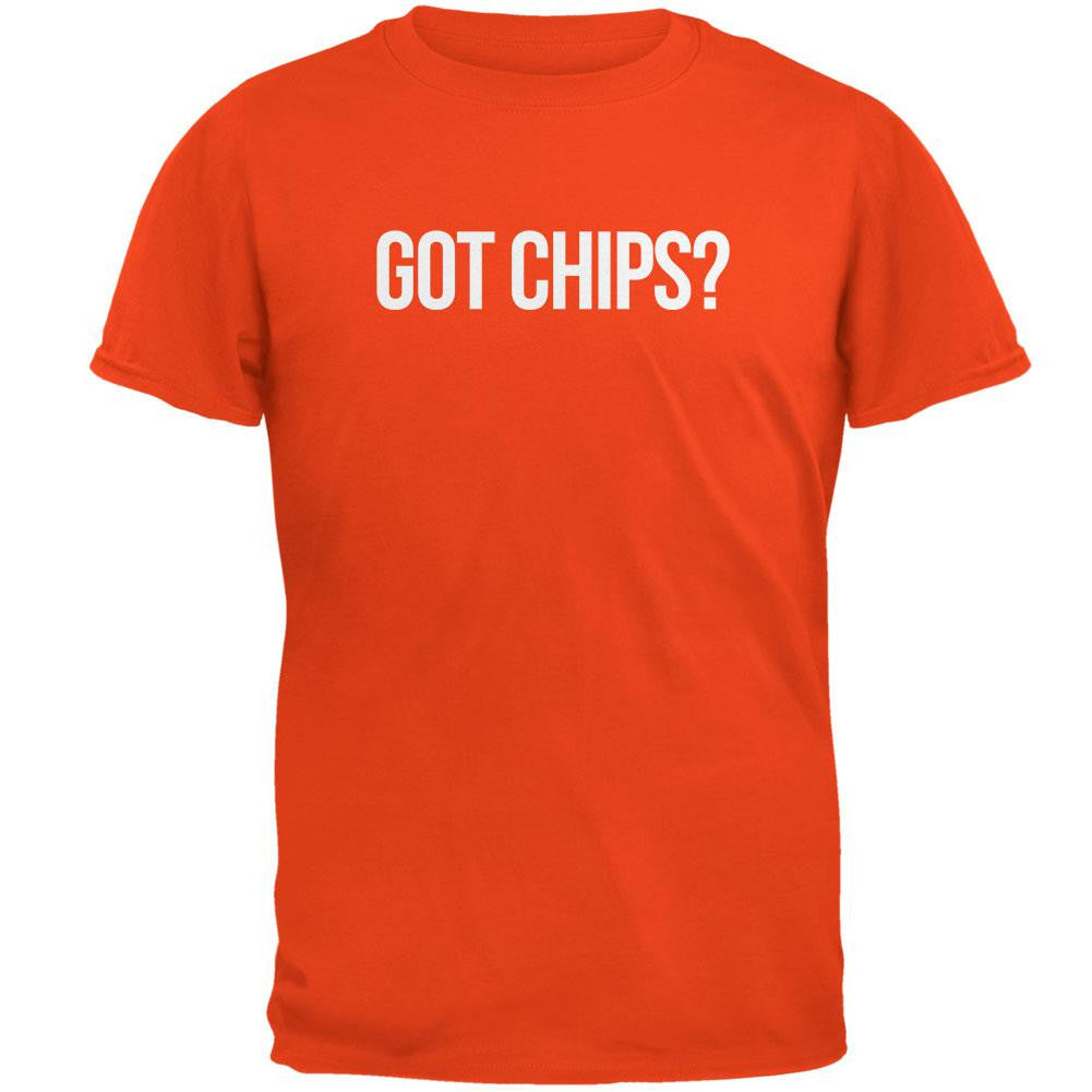 Cinco de Mayo - Got Chips? Orange Adult T-Shirt Men's T-Shirts Old Glory 2XL Orange 