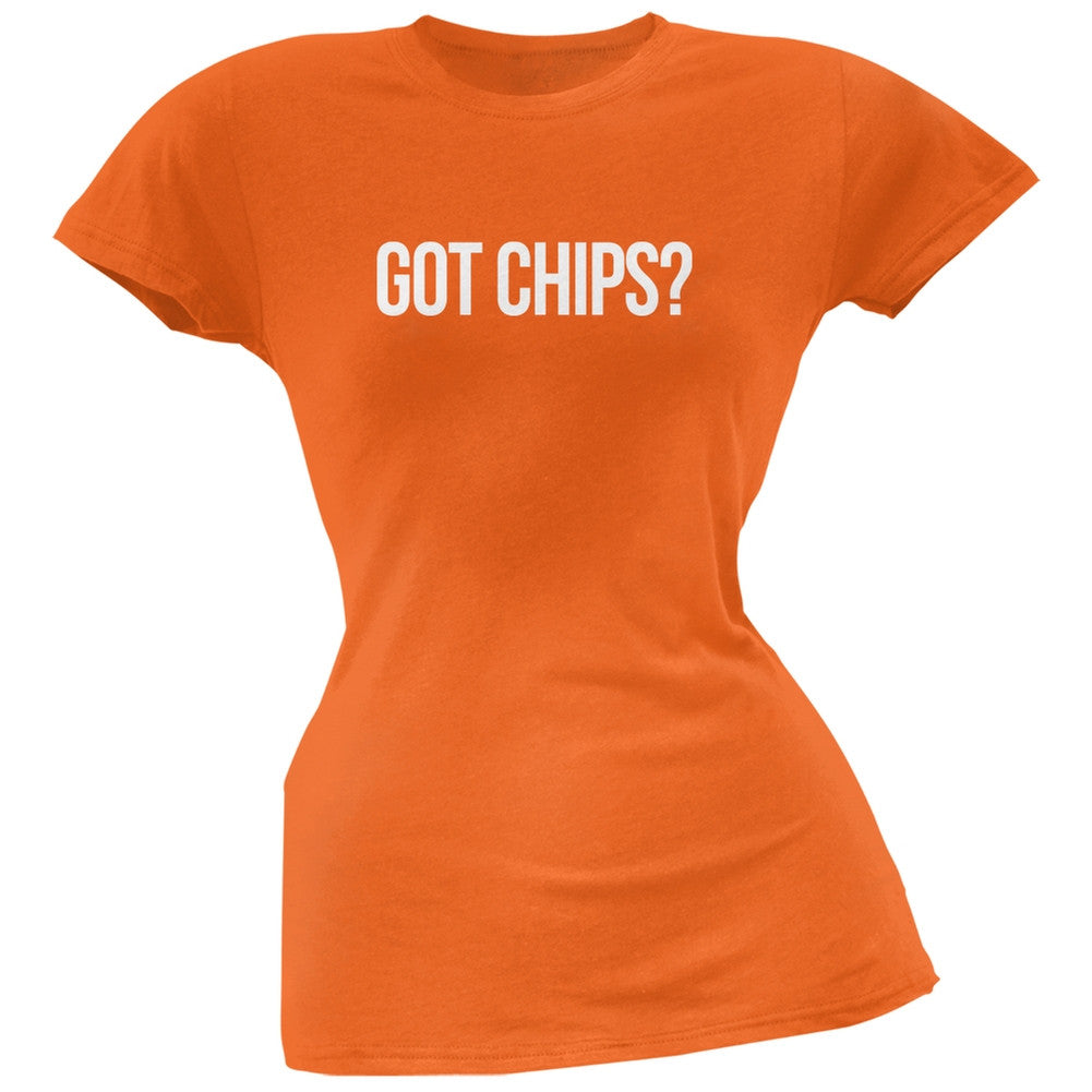 Cinco de Mayo - Got Chips? Black Juniors Soft T-Shirt Juniors T-Shirts Old Glory   