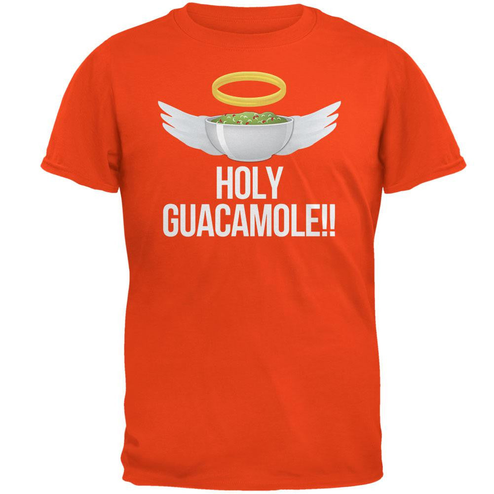 Cinco de Mayo - Holy Guacamole! Orange Adult T-Shirt Men's T-Shirts Old Glory 2XL Orange 