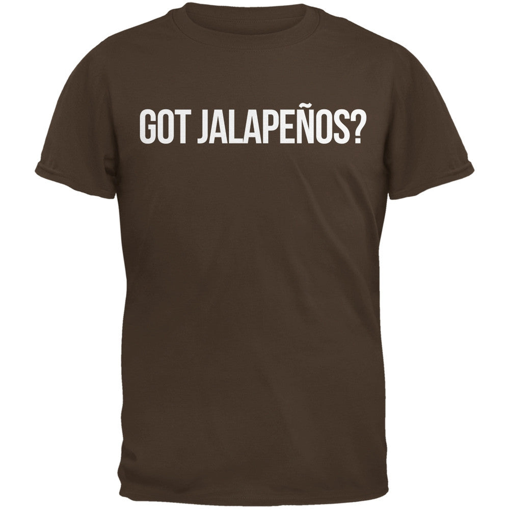 Cinco de Mayo - Got Jalapenos? Black Adult T-Shirt Men's T-Shirts Old Glory   