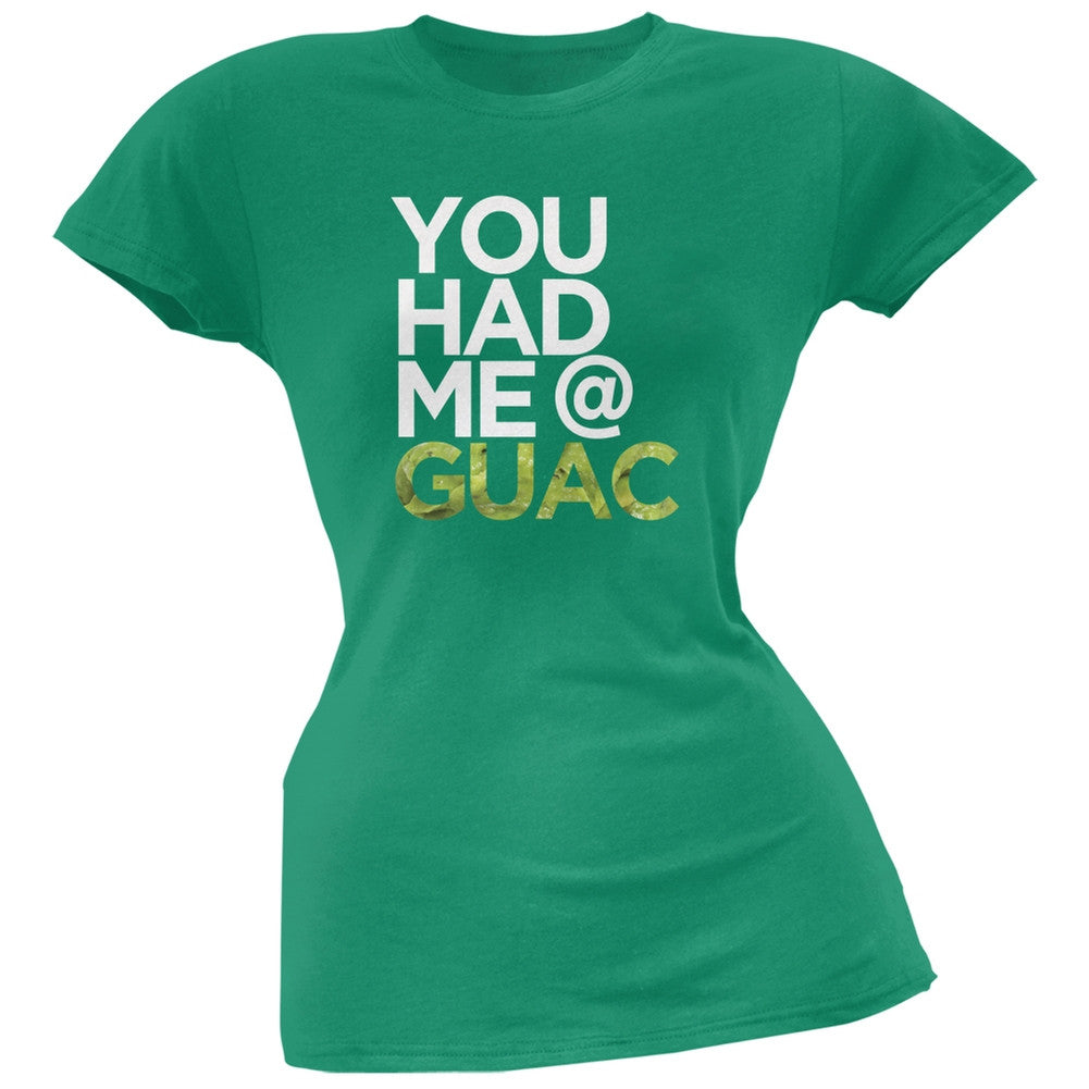 Cinco de Mayo - You Had Me at Guac Orange Soft Juniors T-Shirt Juniors T-Shirts Old Glory   