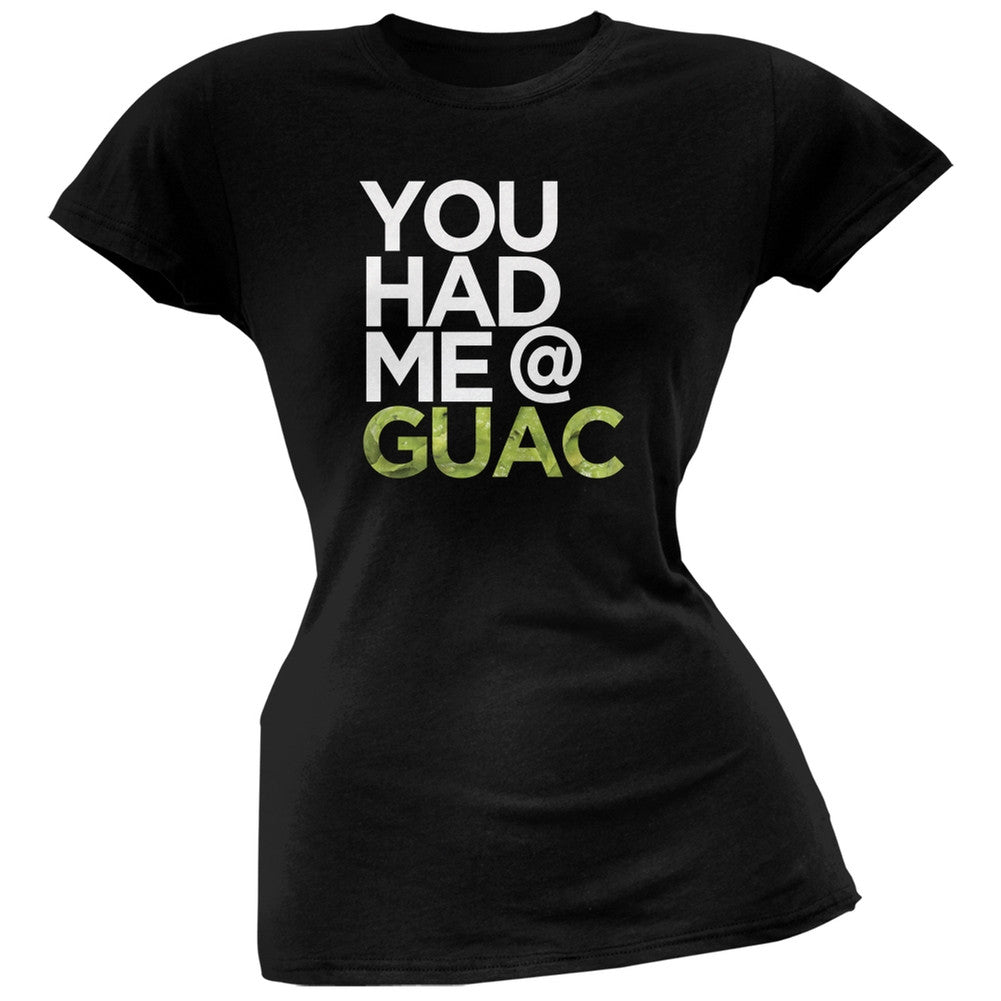 Cinco de Mayo - You Had Me at Guac Orange Soft Juniors T-Shirt Juniors T-Shirts Old Glory   