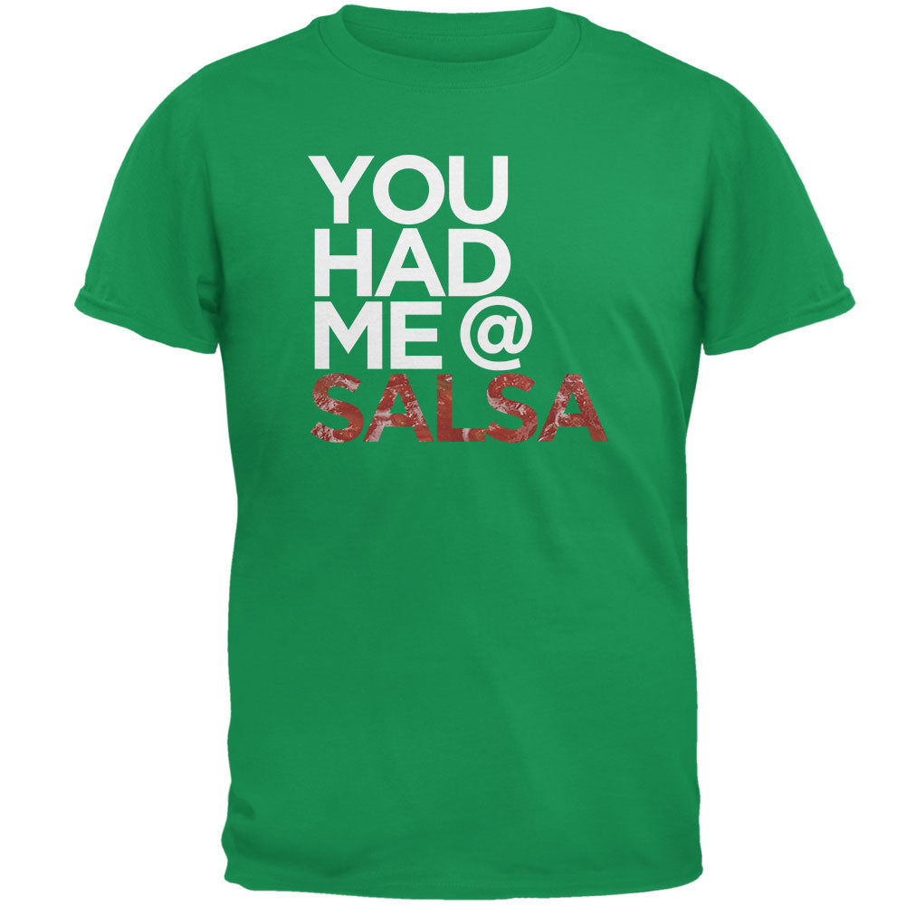 Cinco de Mayo - You Had Me at Salsa Irish Green Adult T-Shirt Men's T-Shirts Old Glory 2XL Green 