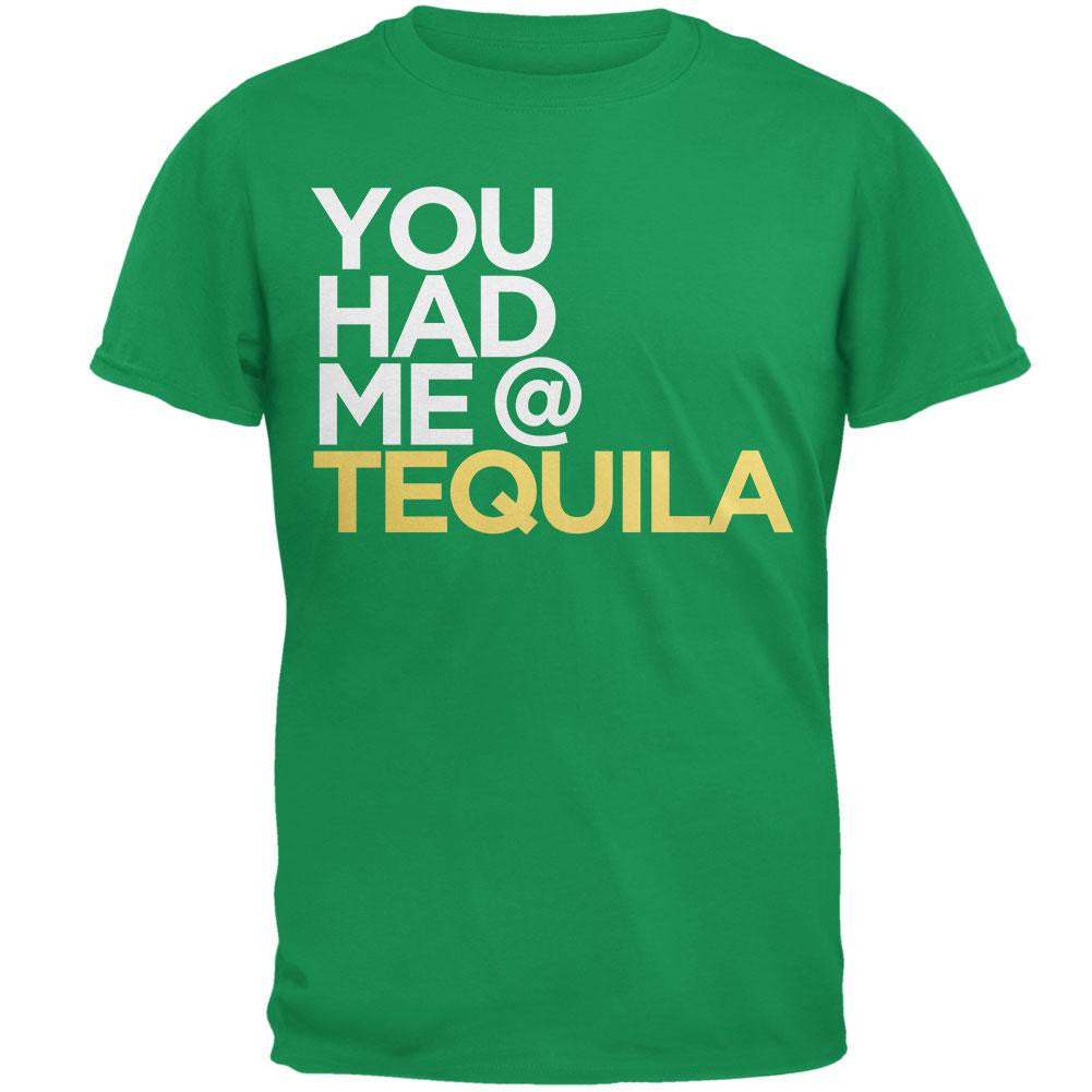 Cinco de Mayo - You Had Me at Tequila Orange Adult T-Shirt Men's T-Shirts Old Glory   