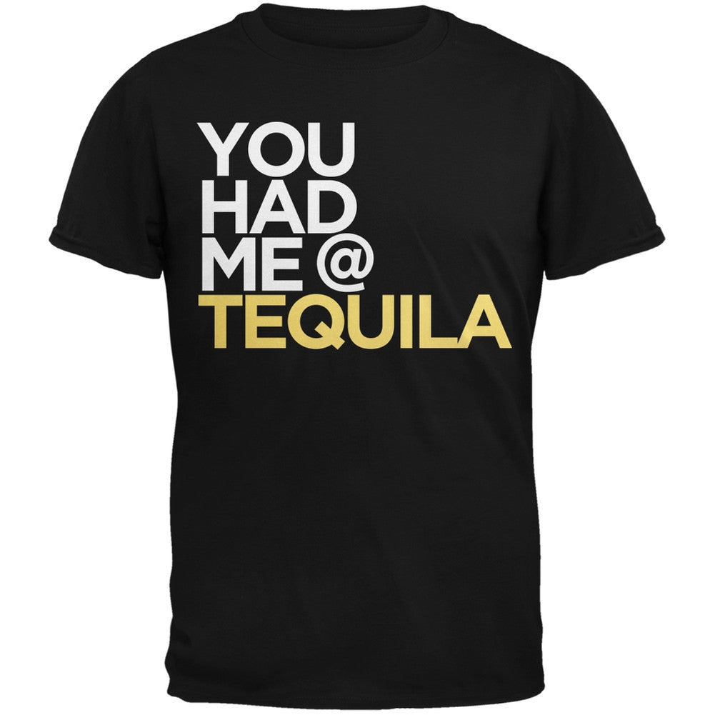 Cinco de Mayo - You Had Me at Tequila Orange Adult T-Shirt Men's T-Shirts Old Glory   