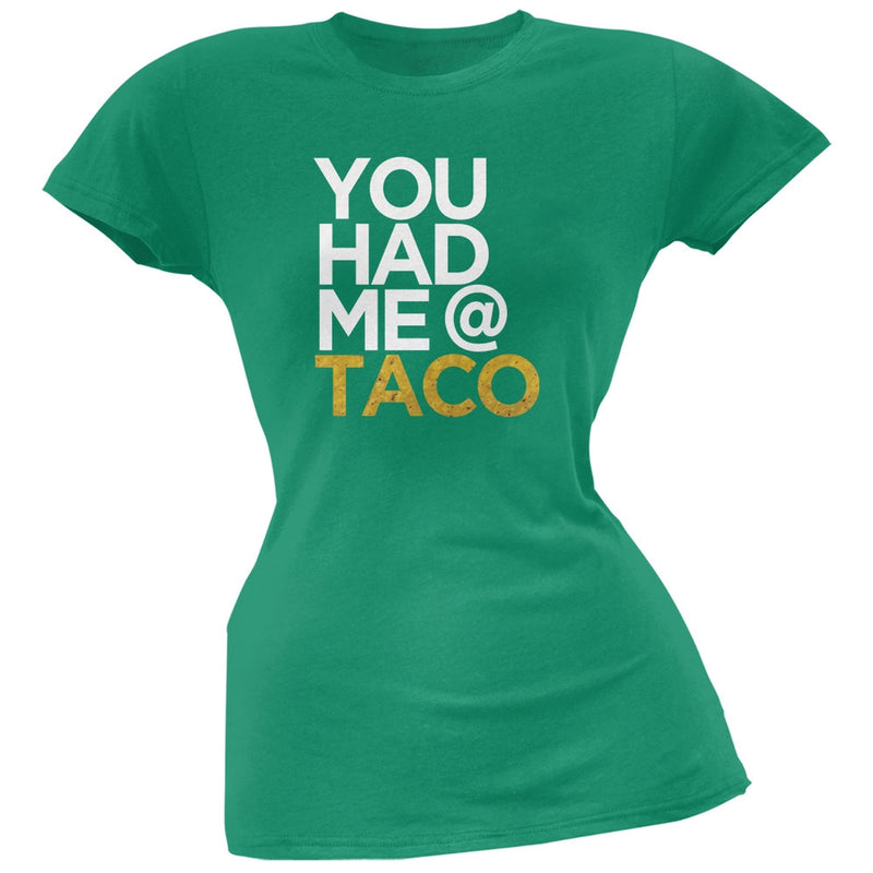 Cinco de Mayo - You Had Me at Taco Orange Soft Juniors T-Shirt Juniors T-Shirts Old Glory   