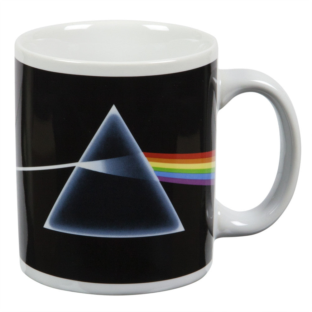 Pink Floyd - Dark Side of the Moon 12oz Coffee Mug Coffee Mugs Old Glory OS Black 