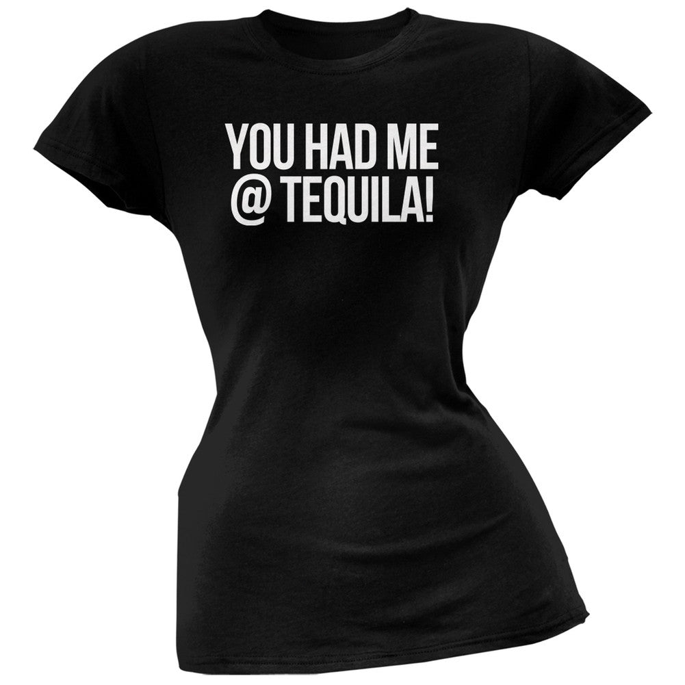 Cinco de Mayo - You Had Me at Tequila Orange Soft Juniors T-Shirt Juniors T-Shirts Old Glory   