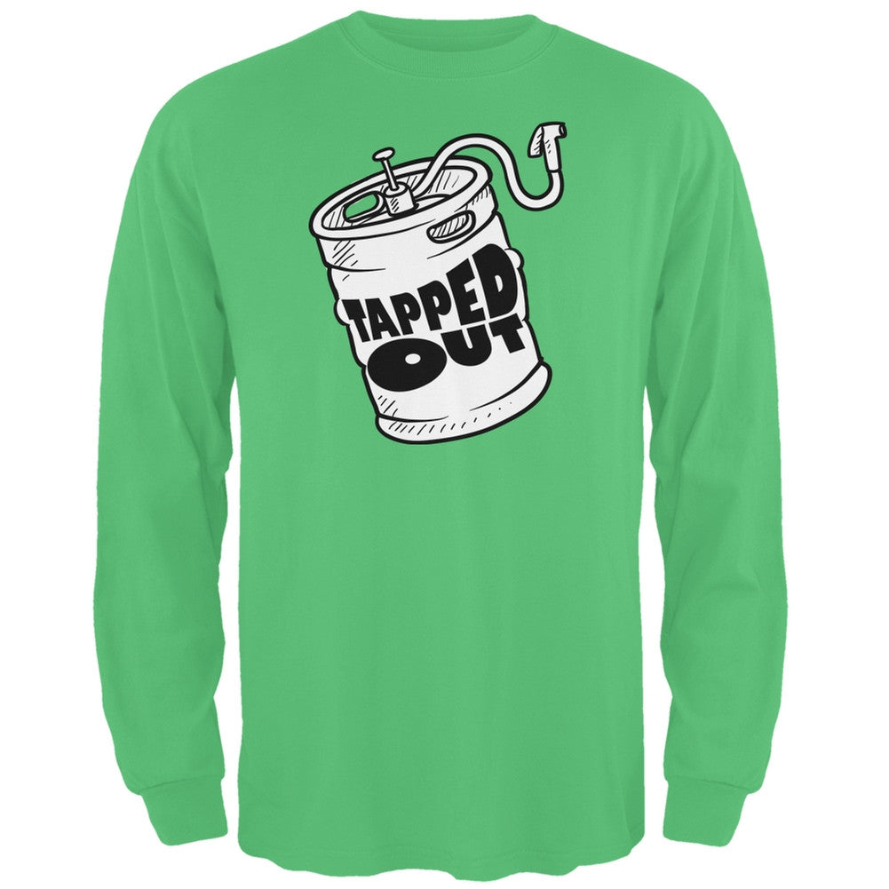 Tapped Out Irish Green Adult Long Sleeve T-Shirt Men's Long Sleeves Old Glory 2XL Green 