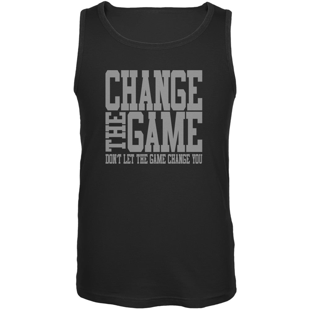 Graduation - Change the Game Black Adult Tank Top Men's Tank Tops Old Glory 2XL Black 