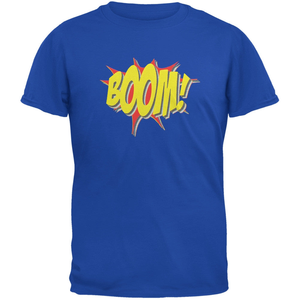 BOOM Comic Book Super Hero Royal Youth T-Shirt Youth T-Shirts Old Glory SM Blue 