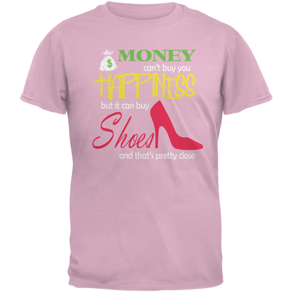 Money Happiness Shoes Funny Pink Adult T-Shirt Men's T-Shirts Old Glory 2XL Pink 