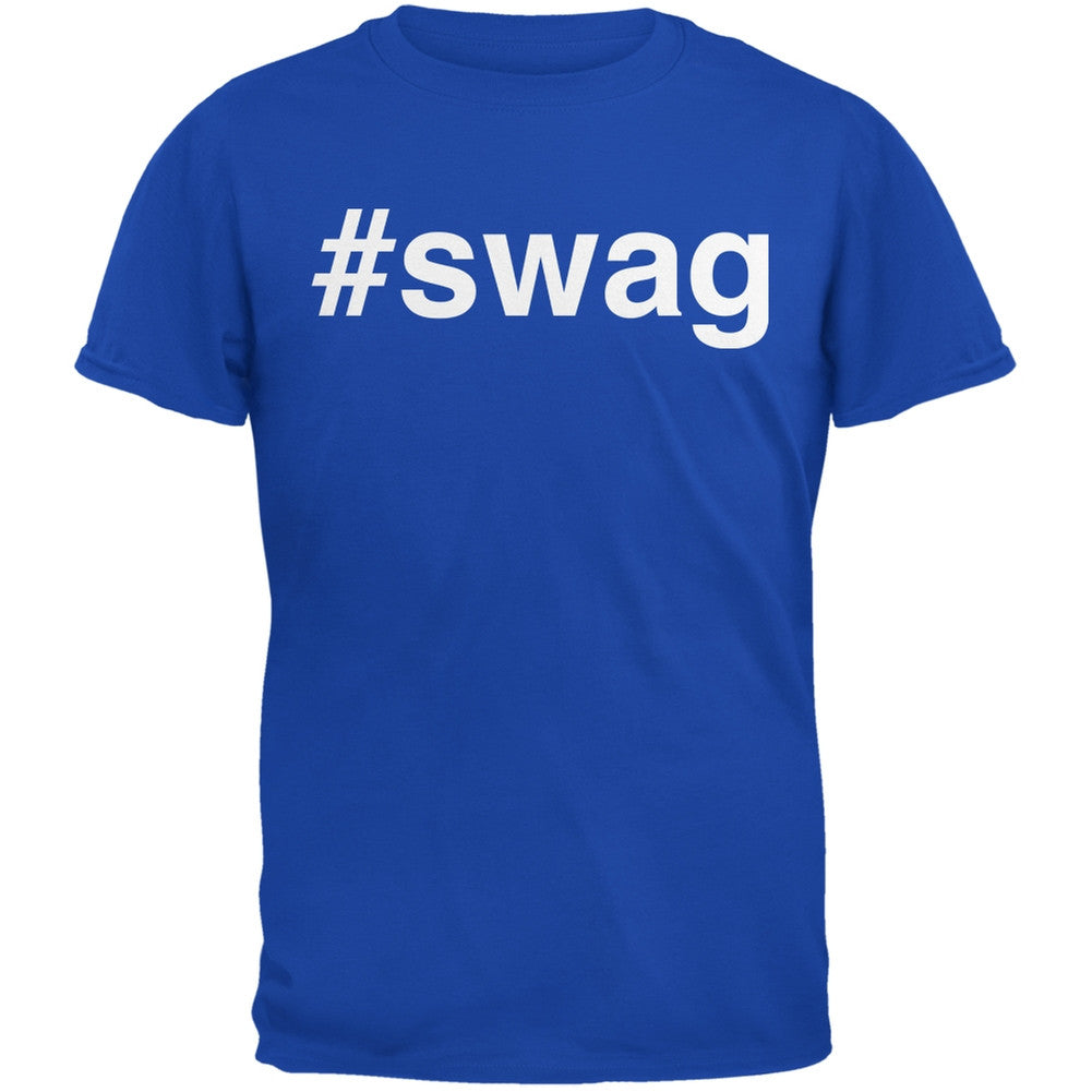 #swag Royal Adult T-Shirt Men's T-Shirts Old Glory SM Blue 