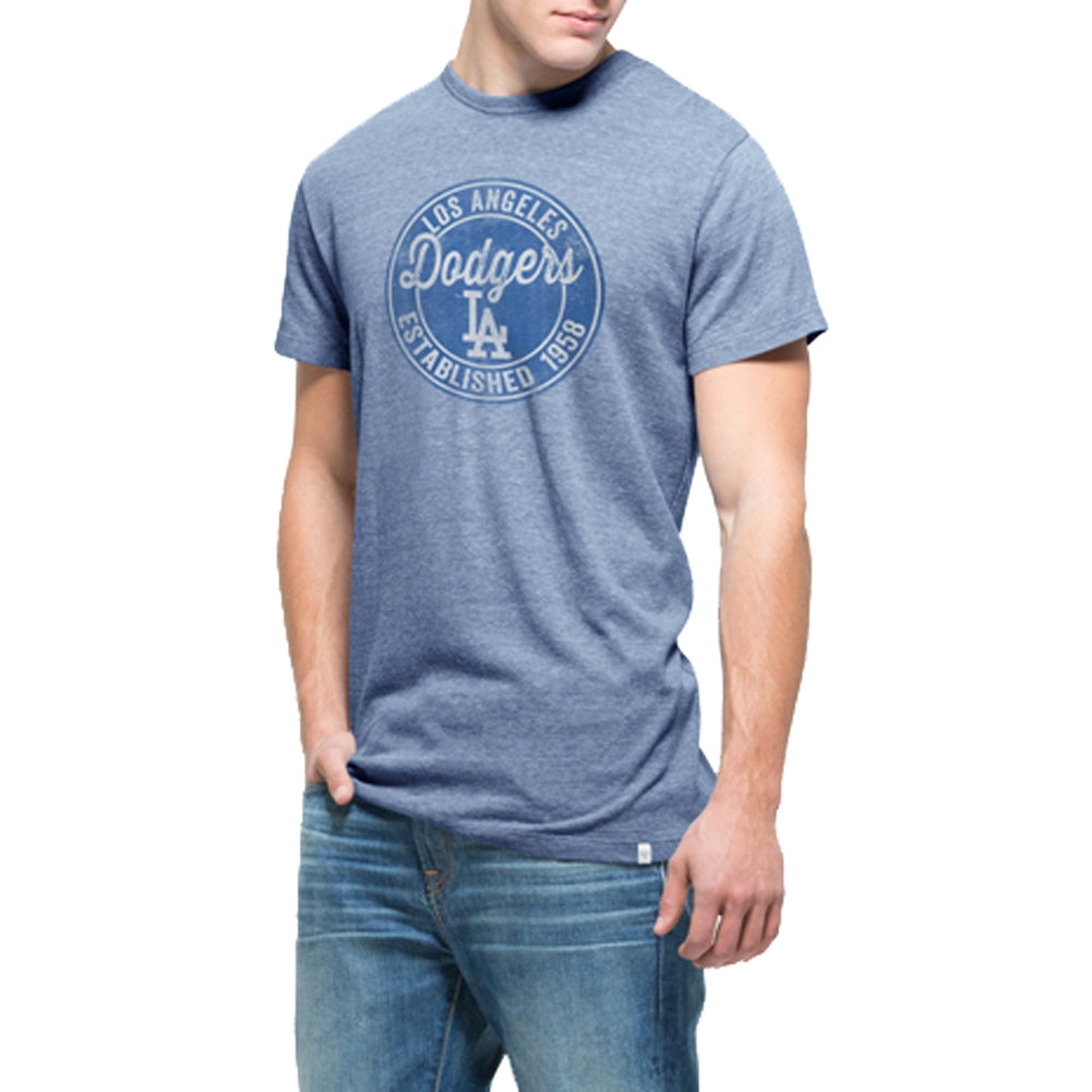 Los Angeles Dodgers - Tri-State Logo T-Shirt Men's T-Shirts Los Angeles Dodgers SM Blue