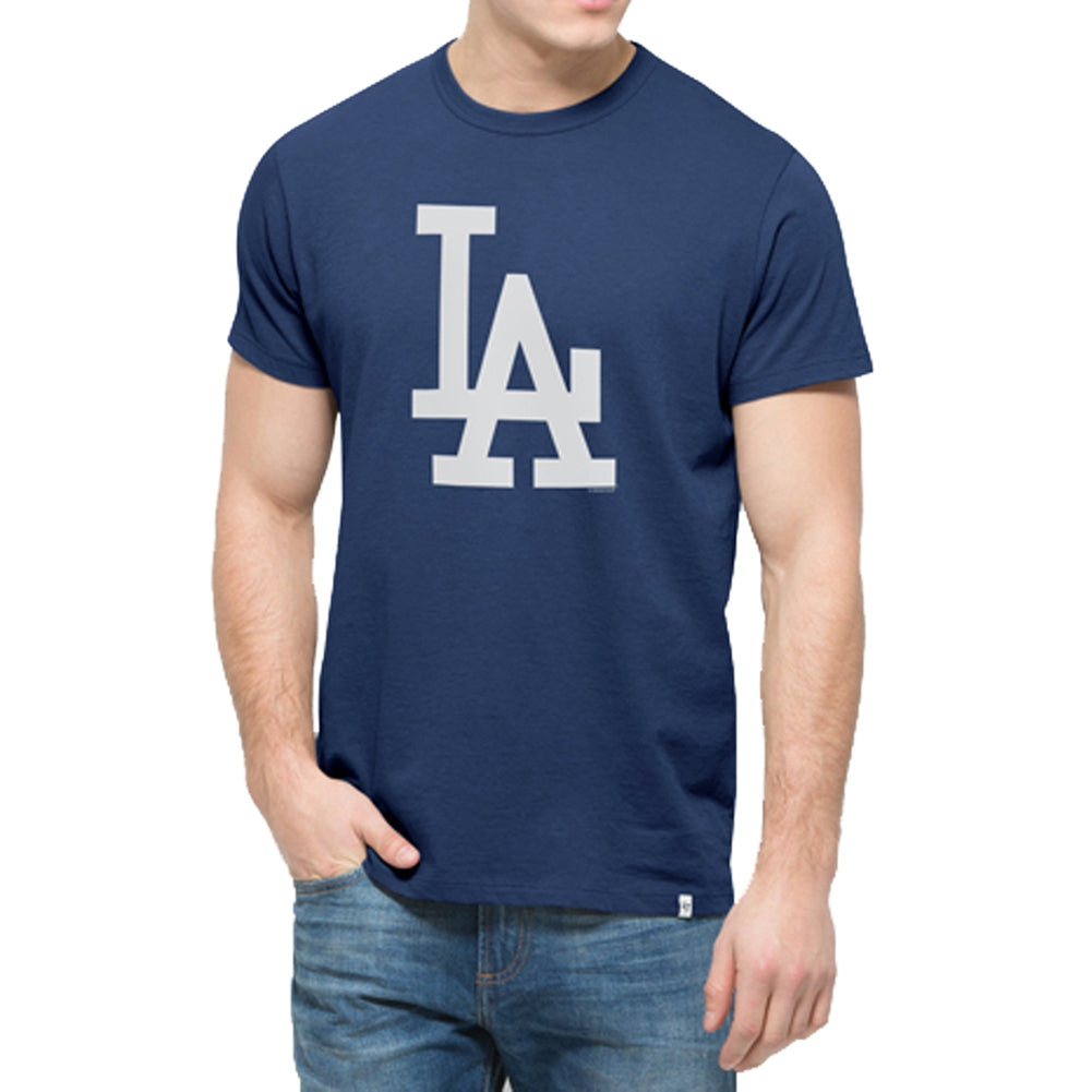 Los Angeles Dodgers - All Pro Flanker Logo T-Shirt Men's T-Shirts Los Angeles Dodgers 2XL Blue 