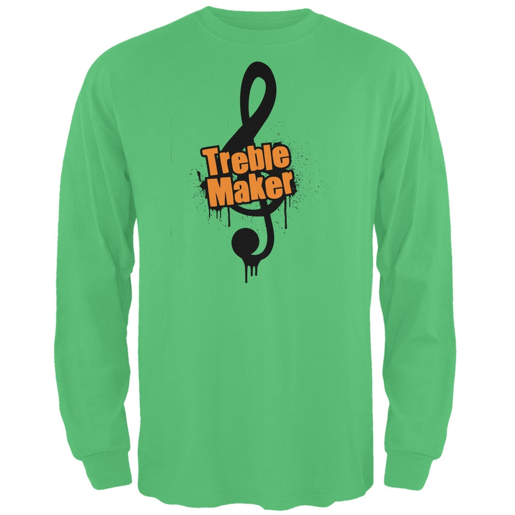 Treble Maker Irish Green Adult Long Sleeve T-Shirt Men's Long Sleeves Old Glory 2XL Green 