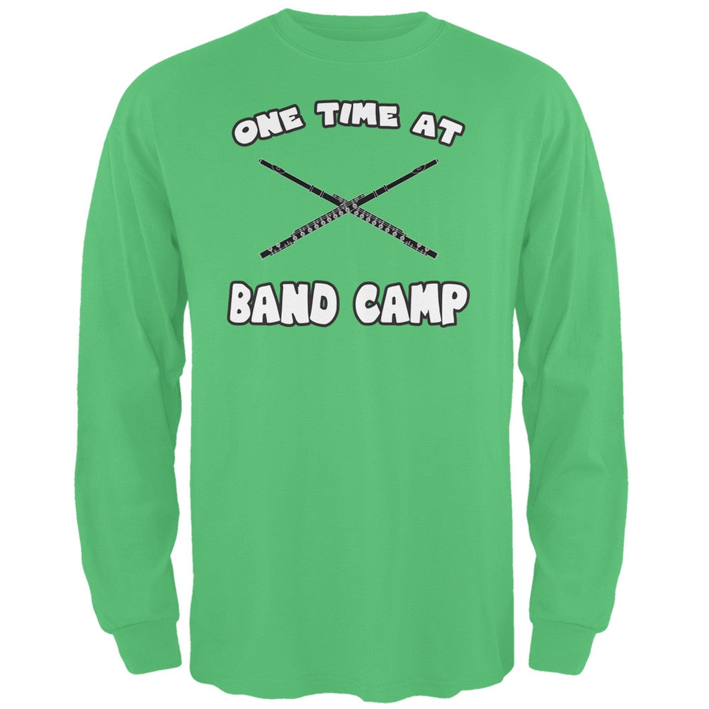 Band Camp Irish Green Adult Long Sleeve T-Shirt Men's Long Sleeves Old Glory 2XL Green 