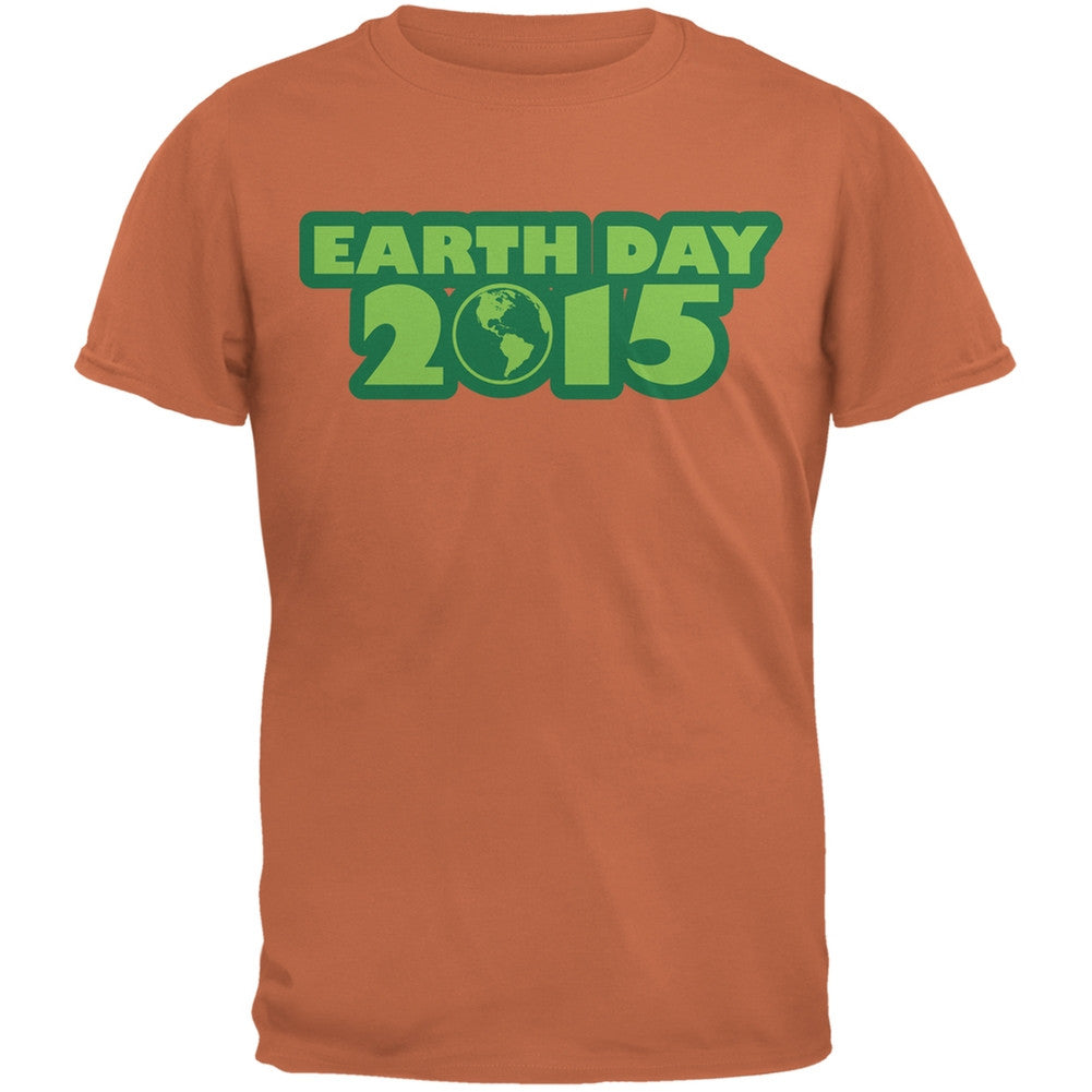 Earth Day - 2015 Texas Orange Adult T-Shirt Men's T-Shirts Old Glory 2XL Orange 