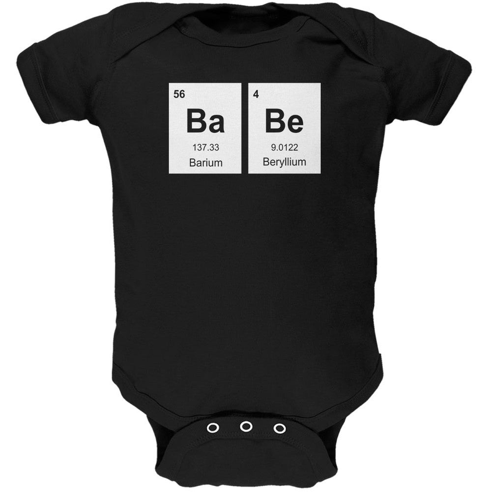 Baby - BaBe Periodic Elements Black Soft Baby One Piece Baby One Piece Old Glory 0-3M Black 