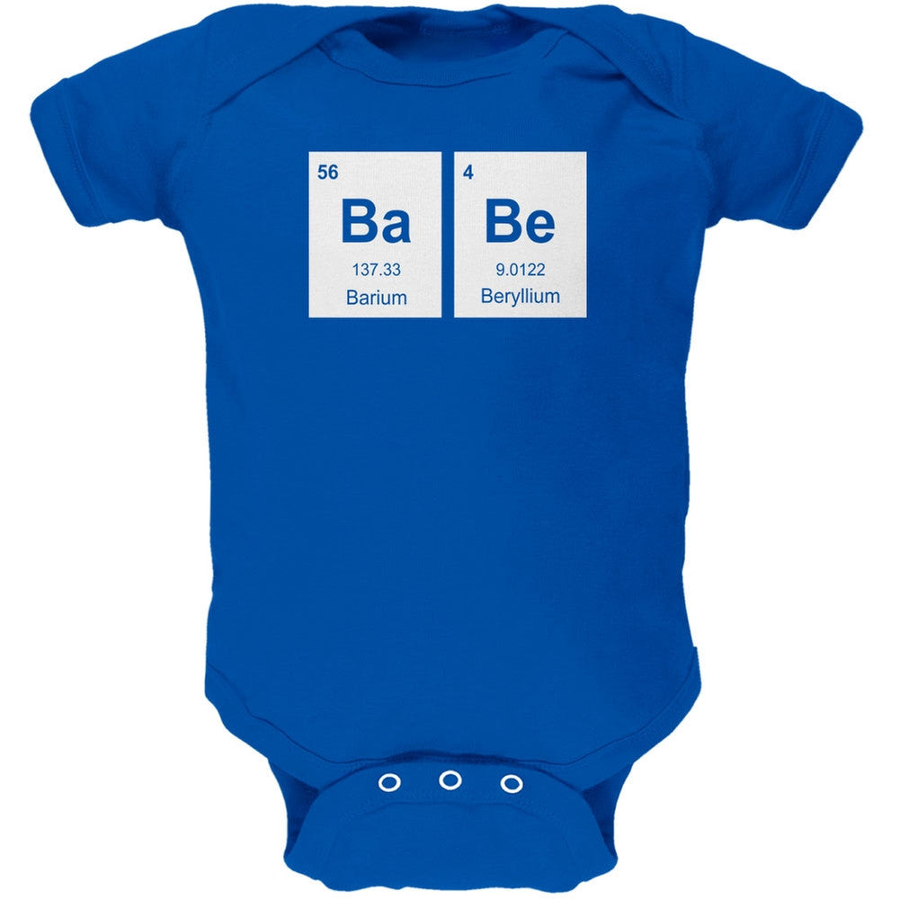 Baby - BaBe Periodic Elements Royal Soft Baby One Piece Baby One Piece Old Glory 0-3M Blue 