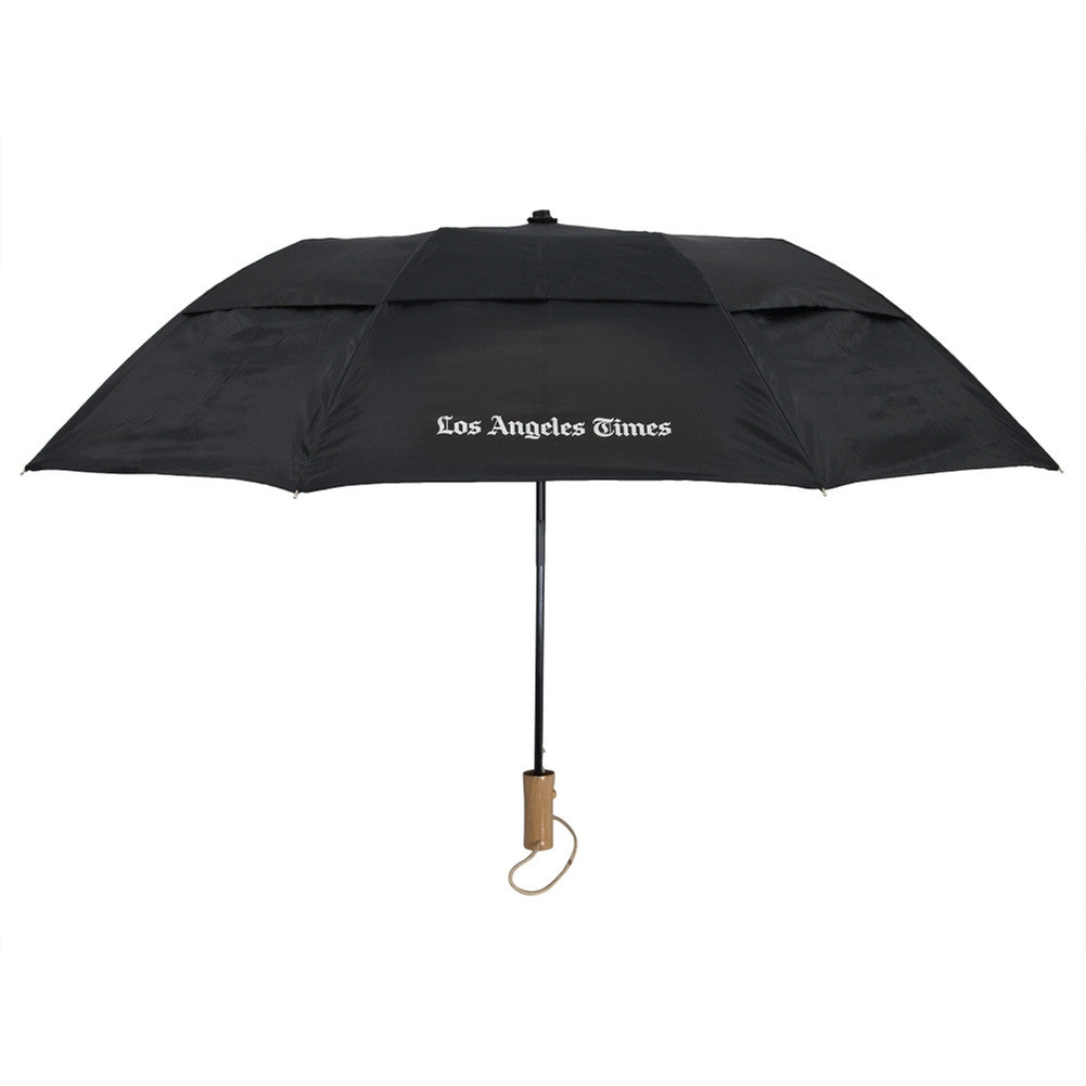 Los Angeles Times Standard Logo Black Umbrella Umbrellas Old Glory   