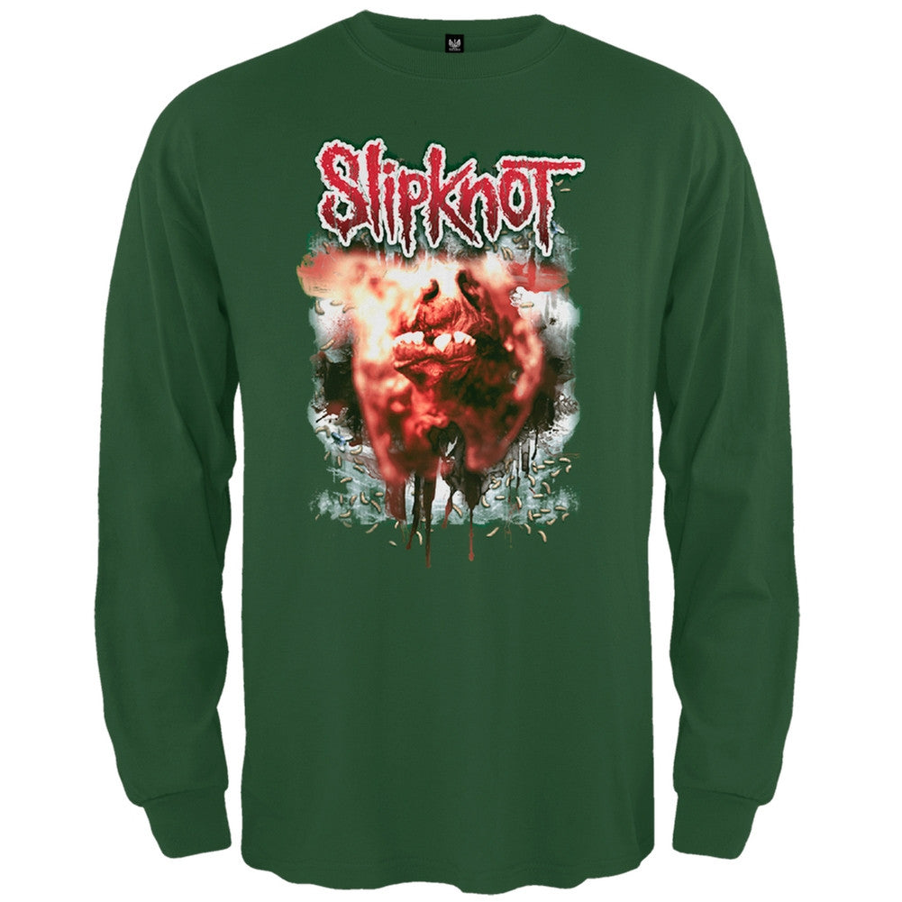 Slipknot - Infection Long Sleeve T-Shirt Men's Long Sleeves Slipknot LG Dark Green