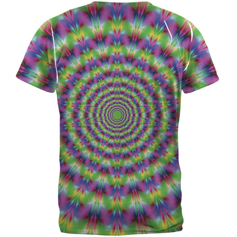 Trippy All Over Adult T-Shirt Men's T-Shirts Old Glory   