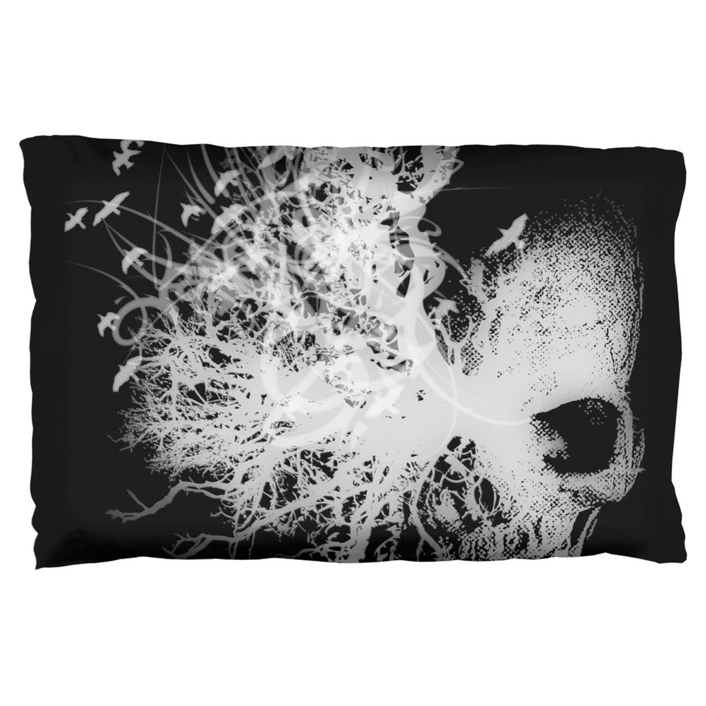 Ancient Nightmare Skull Pillow Case Pillowcases Old Glory OS White 