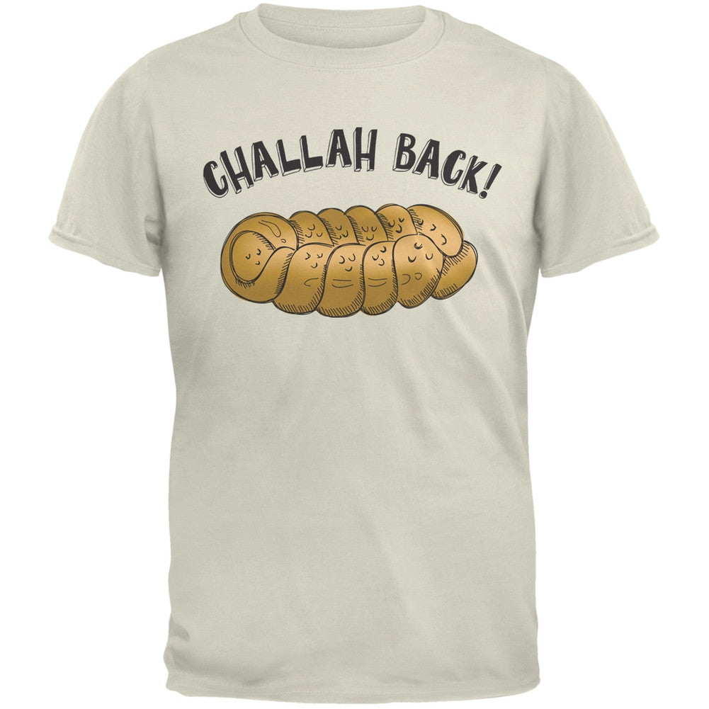 Challah Back Natural Adult T-Shirt Men's T-Shirts Old Glory 2XL Beige 