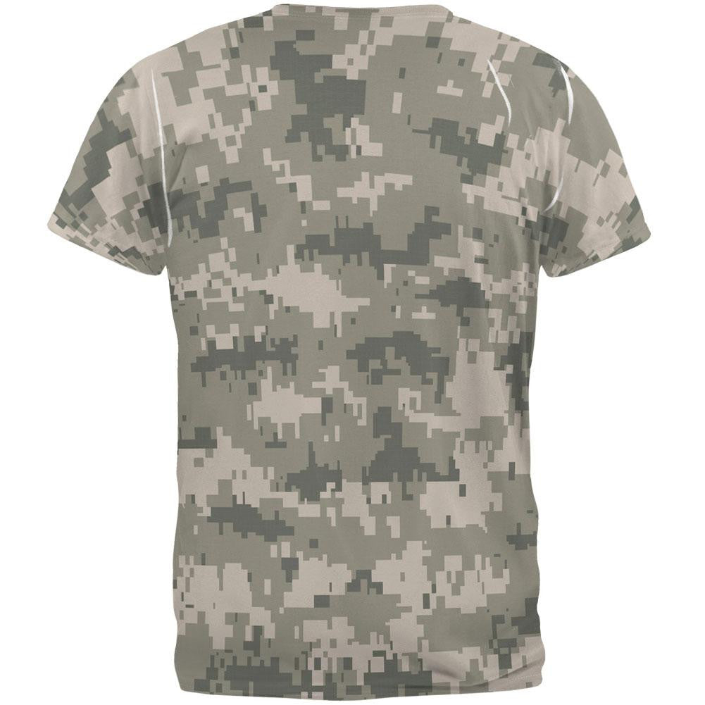 Desert Digital Camo All Over Adult T-Shirt Men's T-Shirts Old Glory   