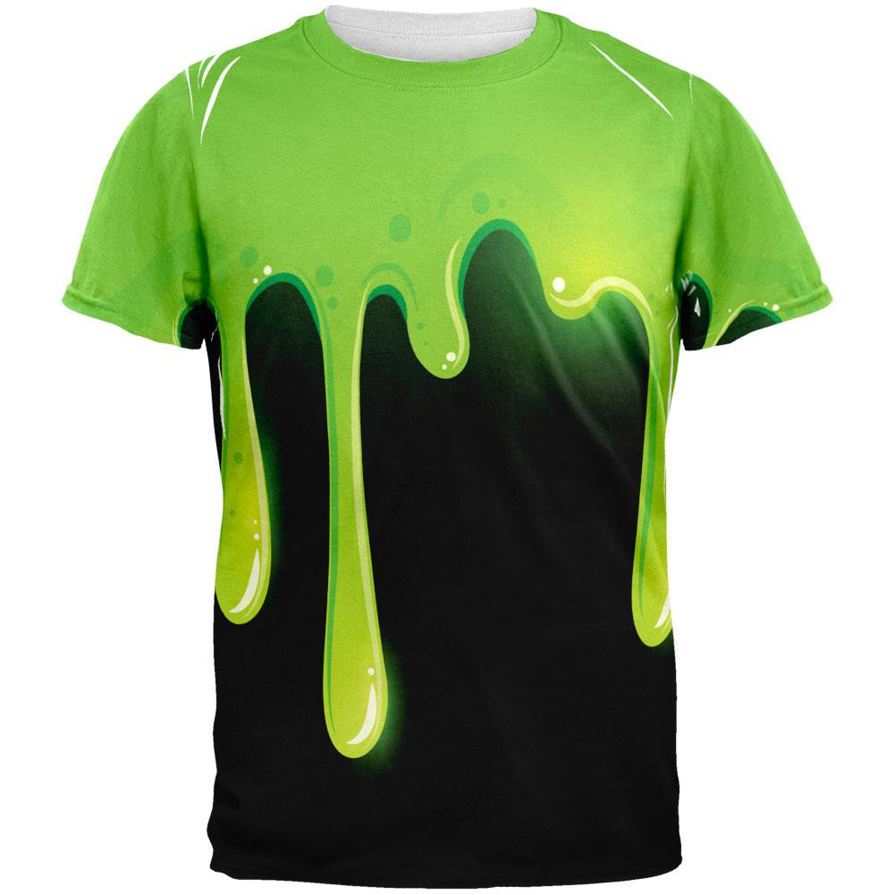 Slime All Over Adult T-Shirt Men's T-Shirts Old Glory 2XL Multi 