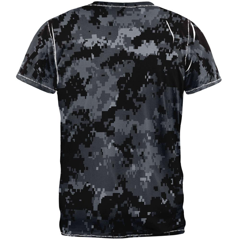 Urban Digital Camo All Over Adult T-Shirt Men's T-Shirts Old Glory   