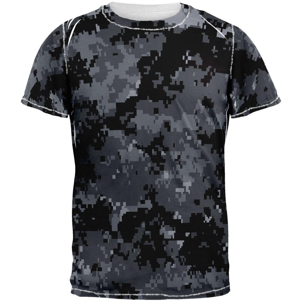 Urban Digital Camo All Over Adult T-Shirt Men's T-Shirts Old Glory 2XL Multi 