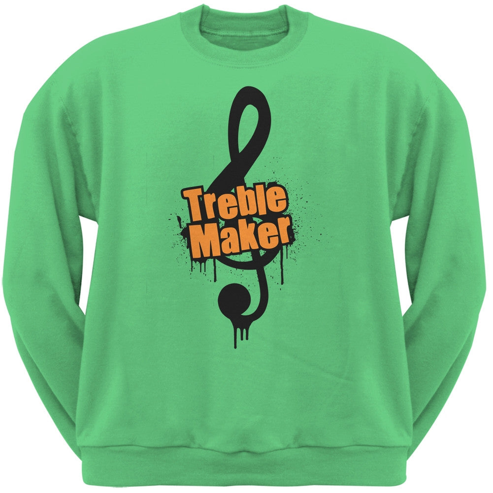 Treble Maker Irish Green Adult Sweatshirt Men's Sweatshirts Old Glory 2XL Green 