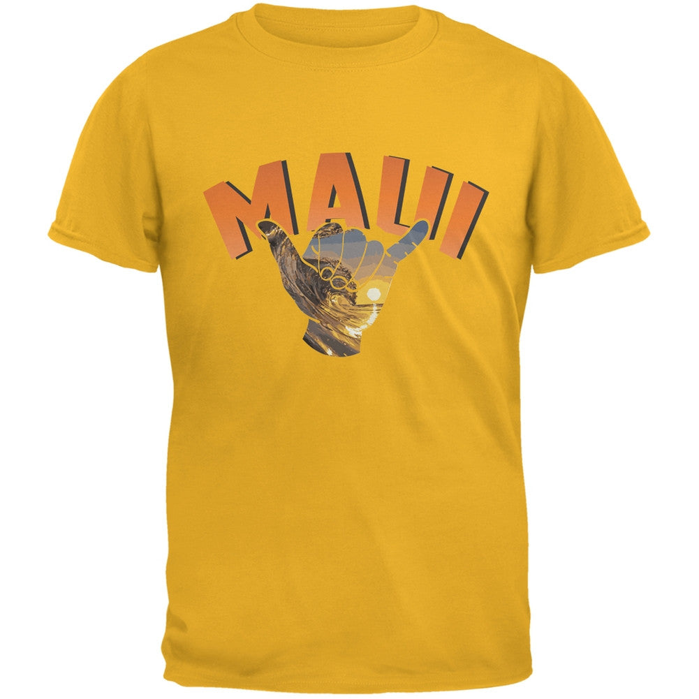 Maui Gold Adult T-Shirt Men's T-Shirts Old Glory 2XL Yellow 