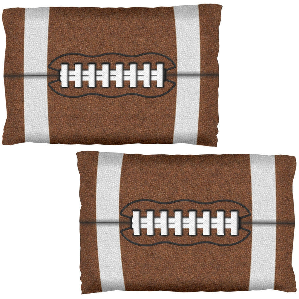 Football All Over Pillow Case Set Pillowcases Old Glory   