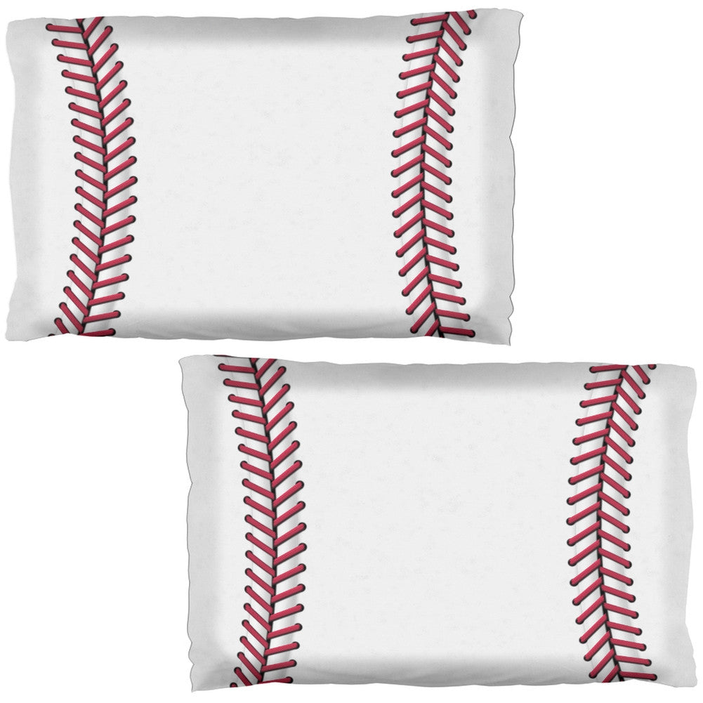 Baseball All Over Pillow Case Set Pillowcases global   