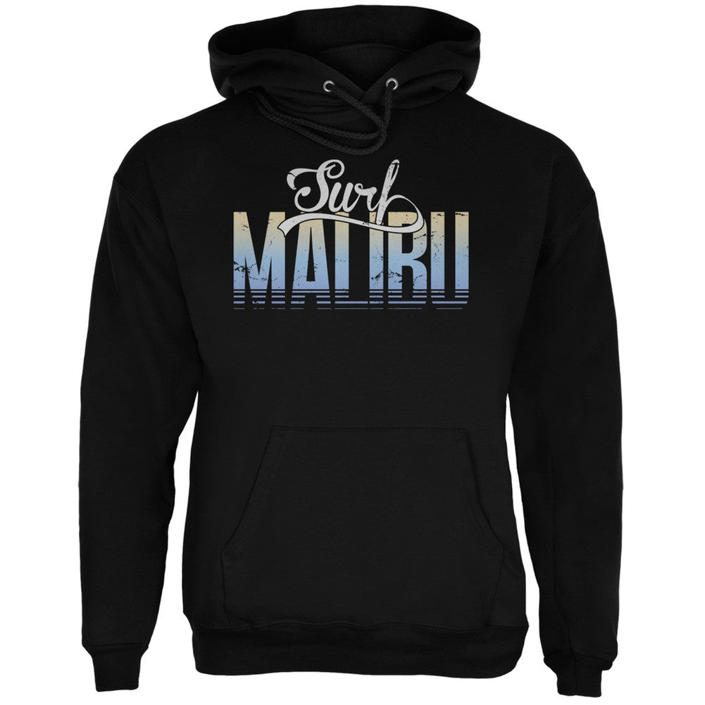 Surf Malibu Black Adult Hoodie Men's Hoodies Old Glory 2XL Black 