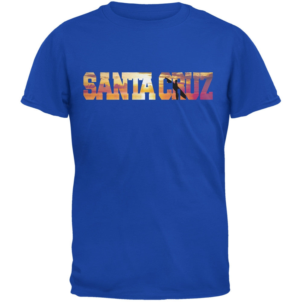 Santa Cruz Sunset Royal Adult T-Shirt Men's T-Shirts Old Glory 2XL Blue 