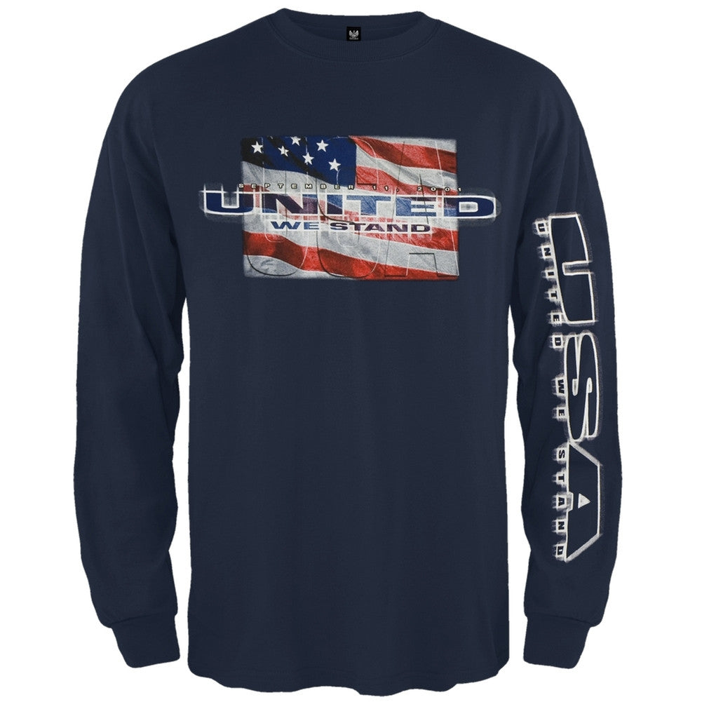 United We Stand Long Sleeve T-Shirt Men's Long Sleeves Old Glory   