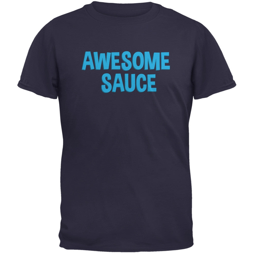 Awesome Sauce Navy Adult T-Shirt Men's T-Shirts Old Glory 2XL Blue 