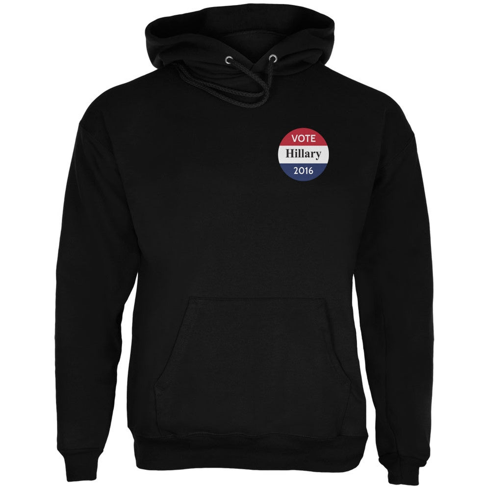 Election 2016 - Vote Team Hillary Clinton Black Adult Hoodie Men's Hoodies Old Glory 2XL Black 