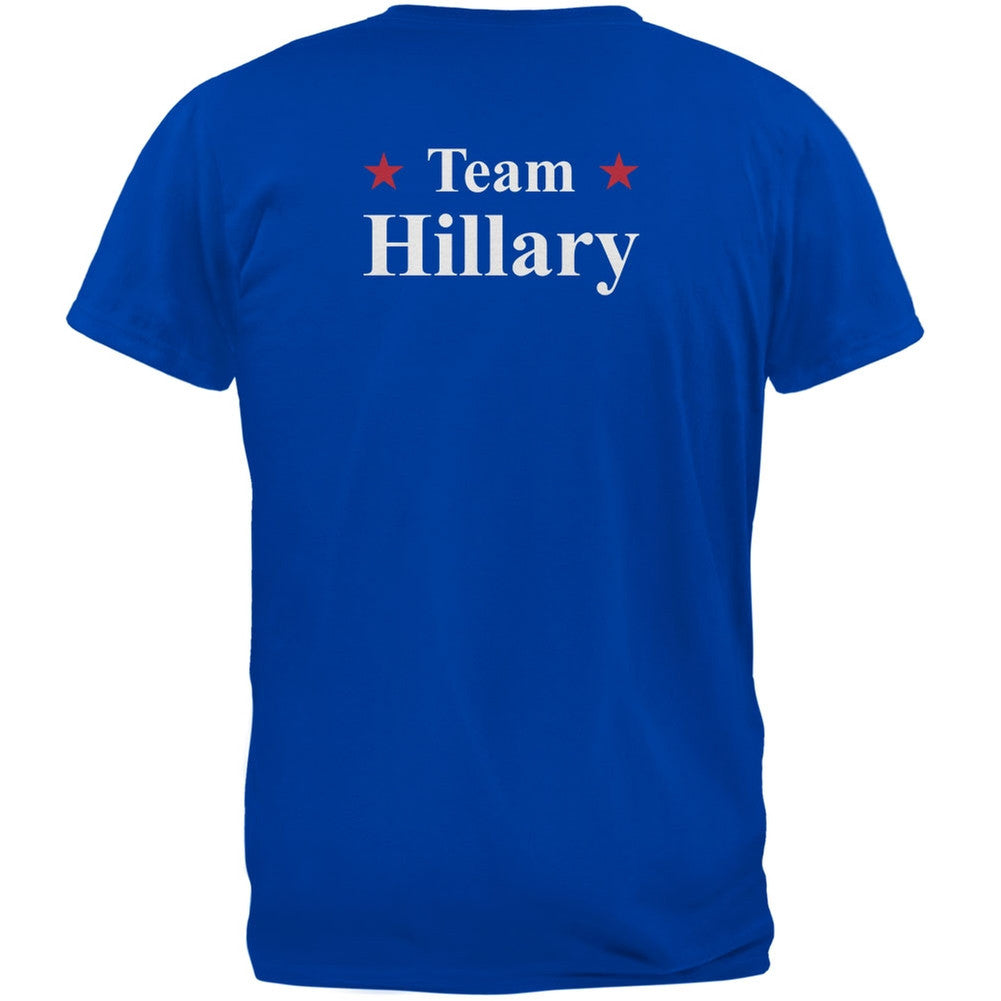 Election 2016 - Vote Team Hillary Clinton Royal Adult T-Shirt Men's T-Shirts Old Glory   