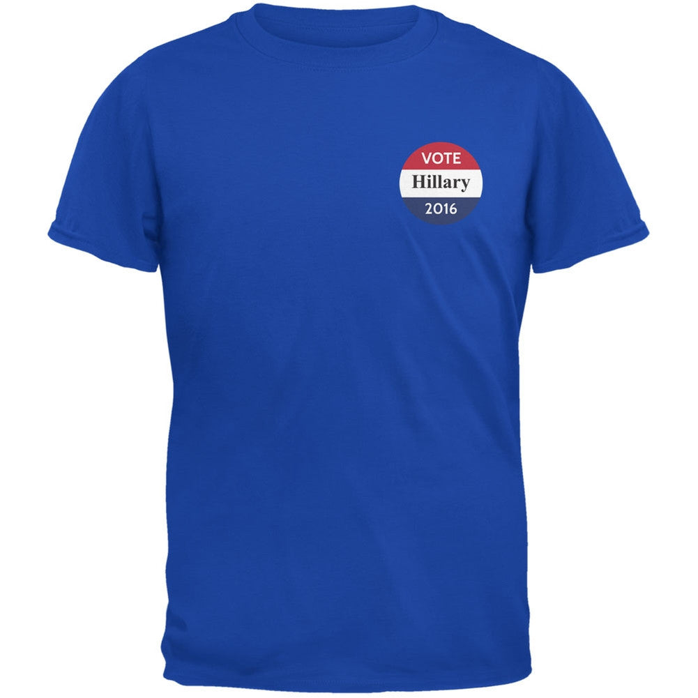 Election 2016 - Vote Team Hillary Clinton Royal Adult T-Shirt Men's T-Shirts Old Glory 2XL Blue 