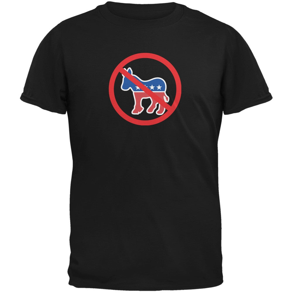 Republican Anti Democrat Black Adult T-Shirt Men's T-Shirts Old Glory 2XL Black 