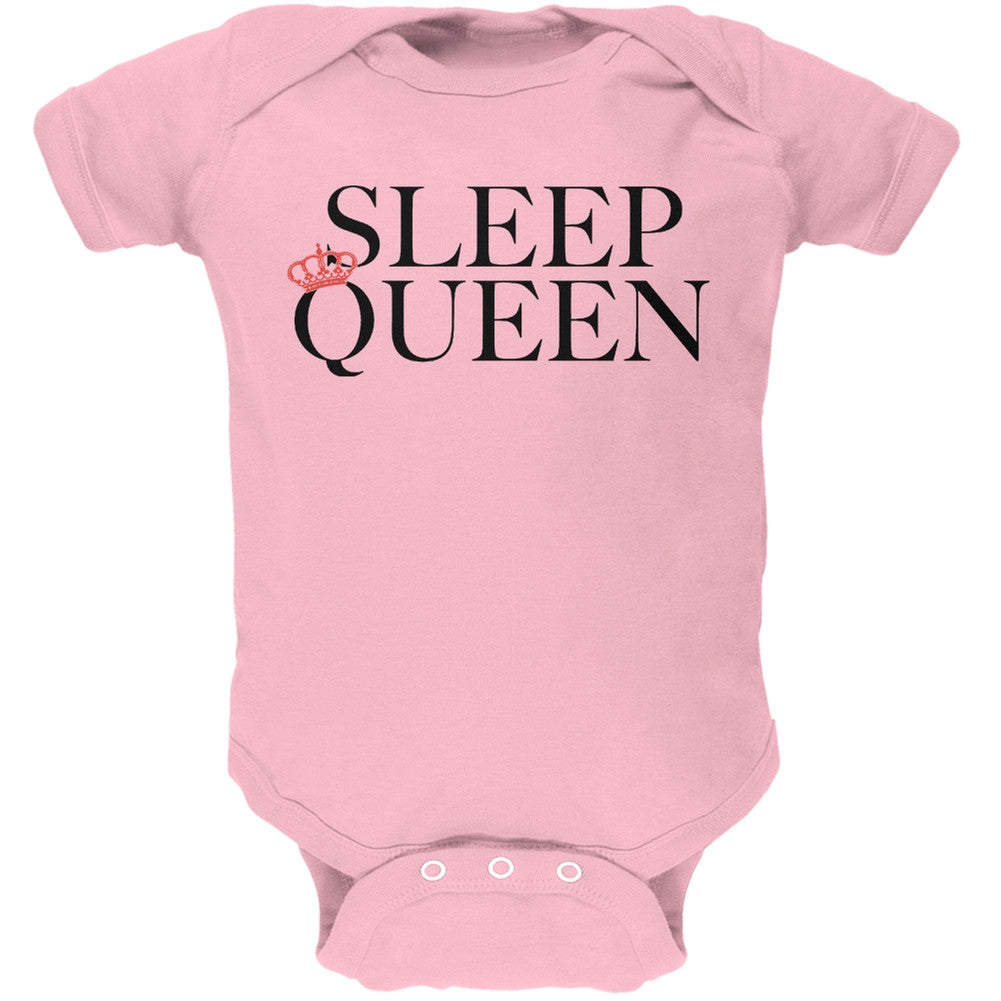 Sleep Queen Light Pink Soft Baby One Piece Baby One Piece Old Glory 0-3M Pink 